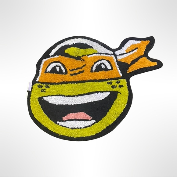 Nickelodeon Other - TMNT Michelangelo Bath Rug Teenage Mutant Ninja Turtles Mikey Bathroom RARE 2014